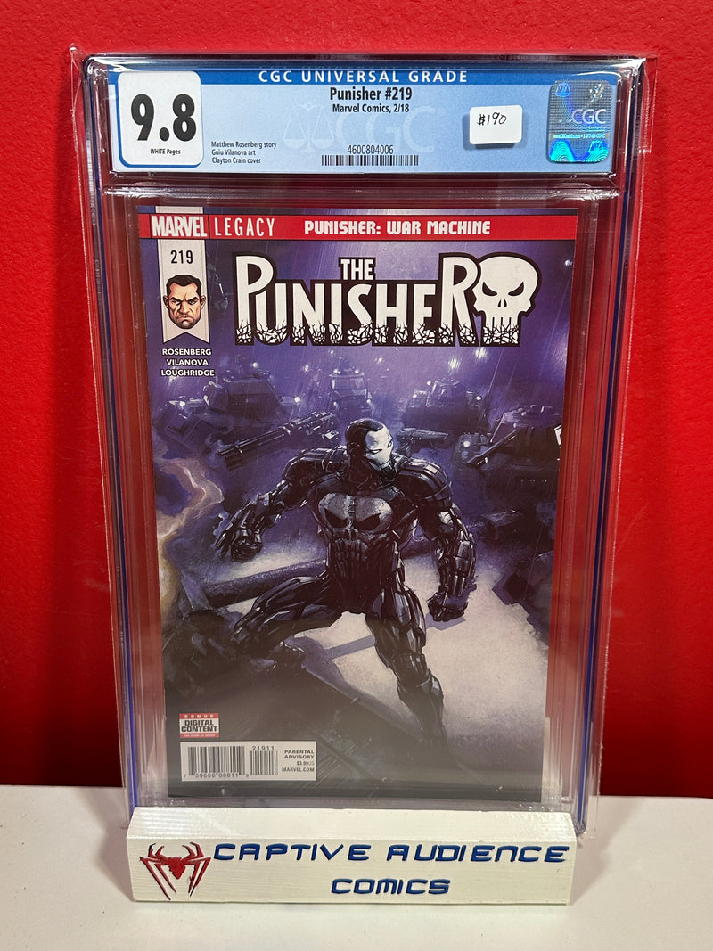 Punisher, The Vol. 11 #219 - CGC 9.8