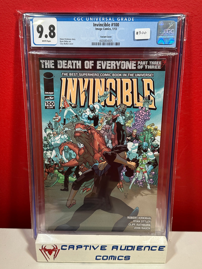 Invincible #100 - Cory Walker Variant - CGC 9.8