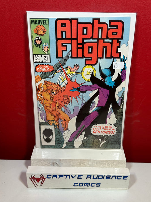 Alpha Flight, Vol. 1 #21 - VF