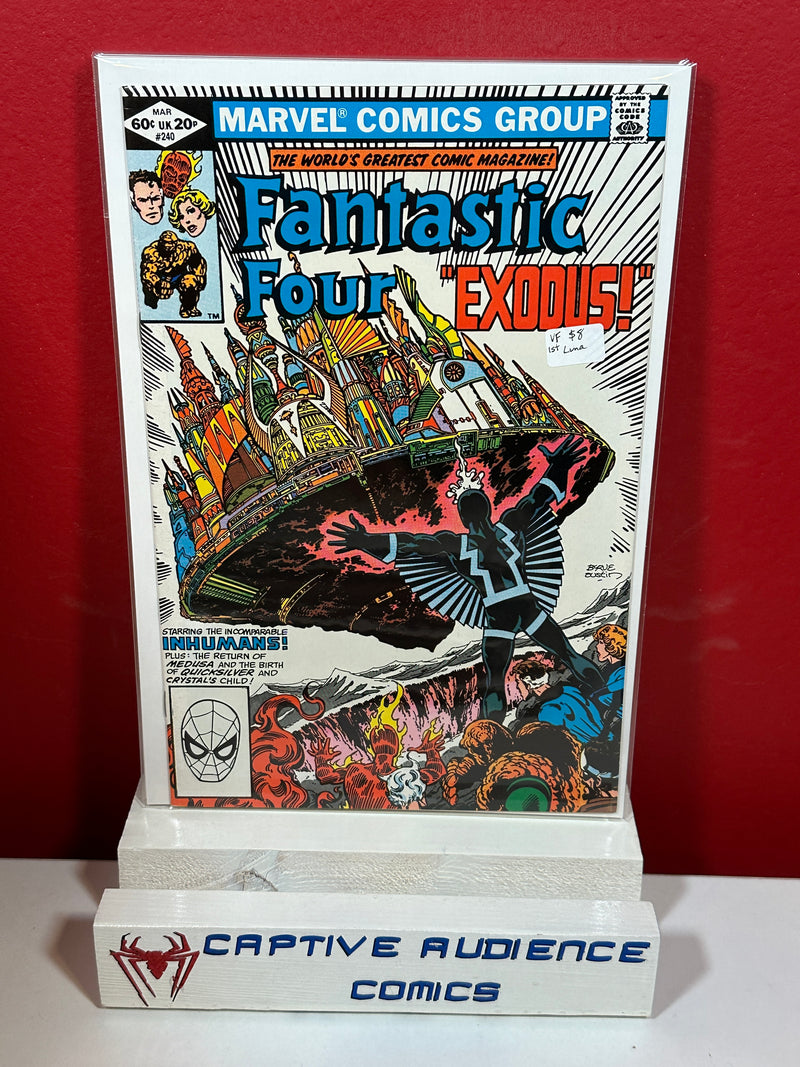 Fantastic Four, Vol. 1 #240 - 1st Luna - VF