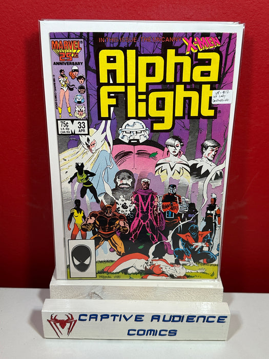 Alpha Flight, Vol. 1 #33 - 1st Lady Deathstrike - VF-