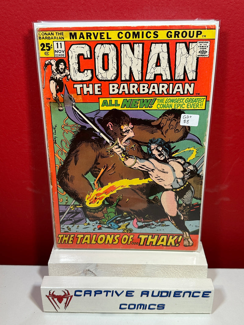 Conan the Barbarian, Vol. 1 #11 - GD+