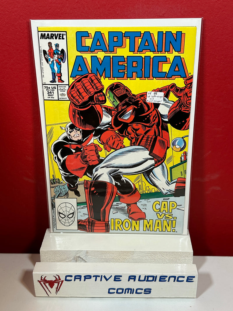 Captain America, Vol. 1 #341 - 1st Left-winger and Right-winger - VF