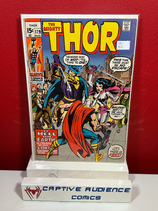 Thor, Vol. 1 #179 - VG-