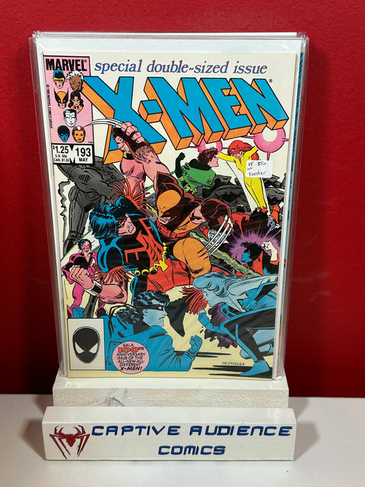 Uncanny X-Men, Vol. 1 #193 - 1st Firestar - VF