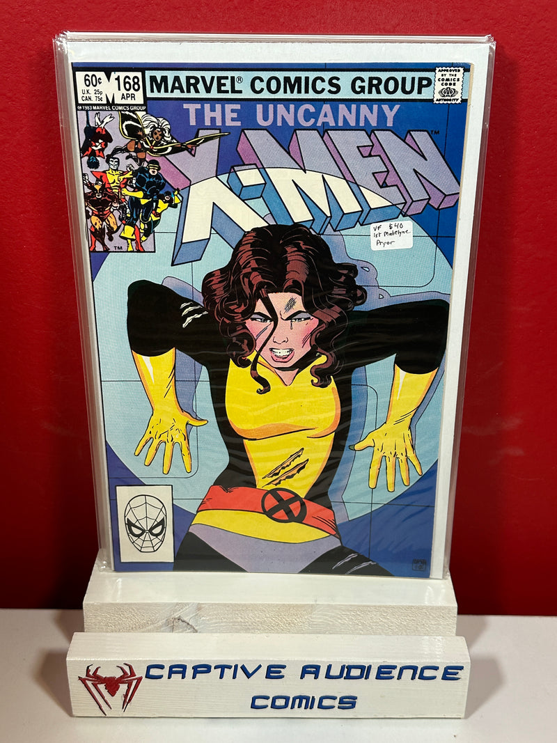 Uncanny X-Men, Vol. 1 #168 - 1st Madelyne Pryor - VF