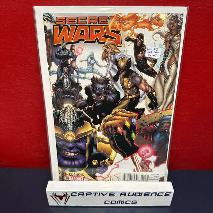 Secret Wars #4 - 1:20 Ratio Variant - NM