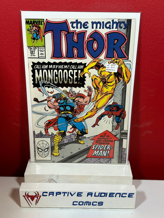 Thor, Vol. 1 #391 - 1st Eric Masterson - VF
