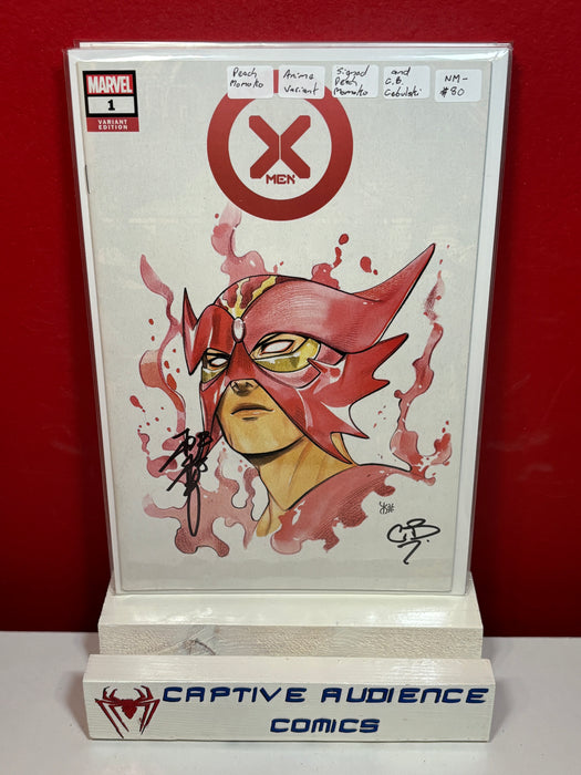 X-Men, Vol. 5 #1 - Peach Momoko Anime Variant Signed Peach Momoko & C. B. Cebulski - NM-