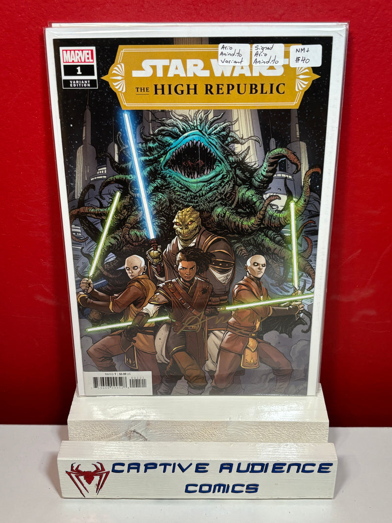Star Wars: The High Republic #1 - Ario Anindito Variant Signed Ario Anindito Many 1st - NM+