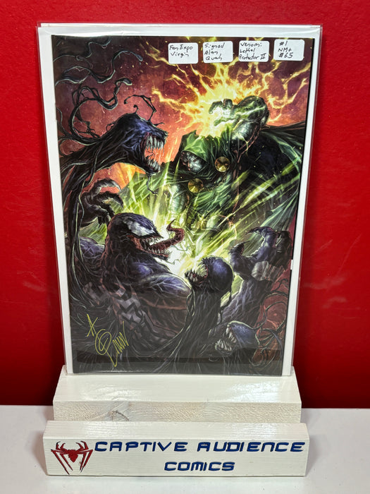 Venom: Lethal Protector II #1 - Alan Quah Fan Expo Virgin Signed Alan Quah - NM+
