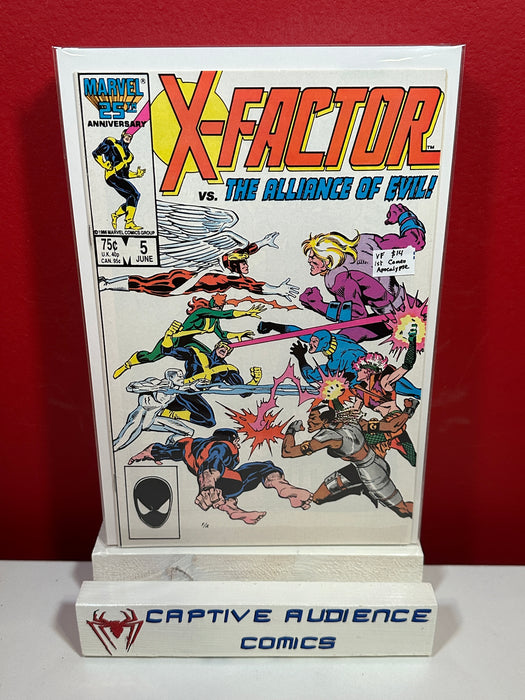 X-Factor, Vol. 1 #5 - 1st Cameo Apocalypse - VF
