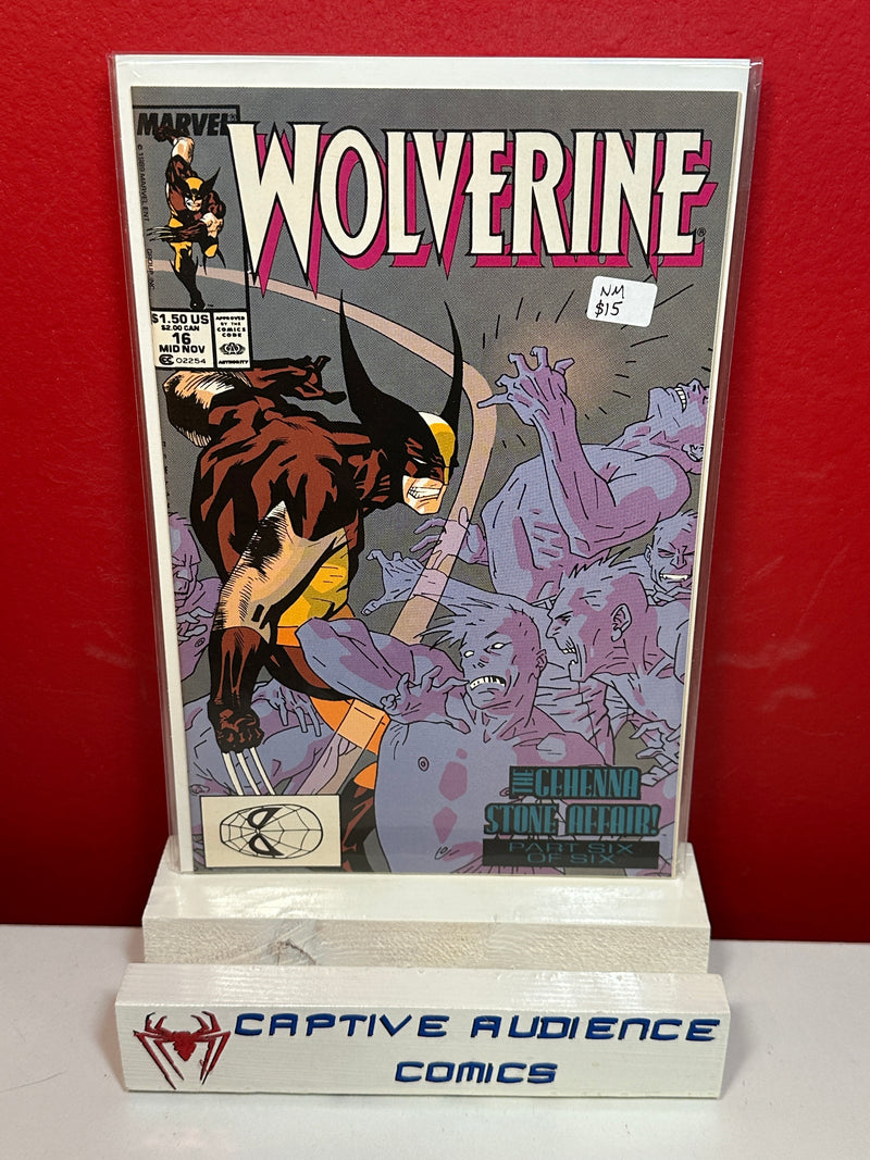 Wolverine, Vol. 2 #16 - NM