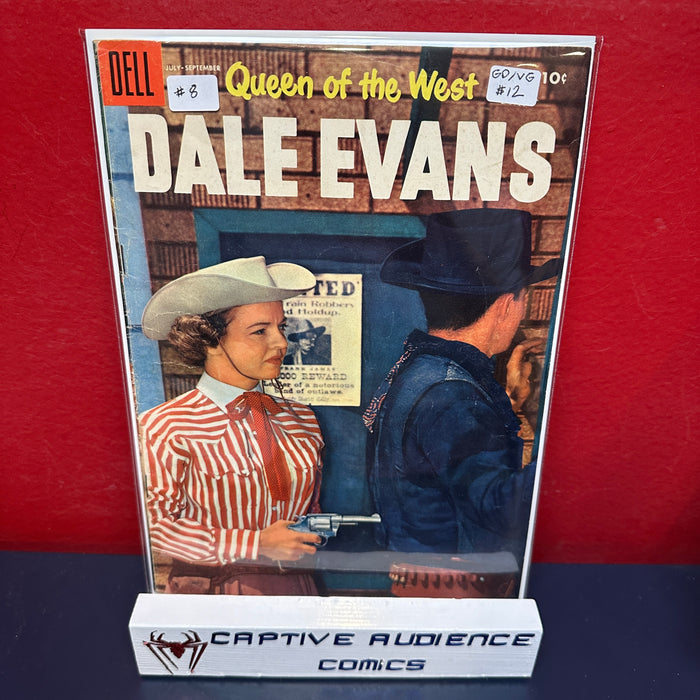 Queen of the West Dale Evans #8 - GD/VG