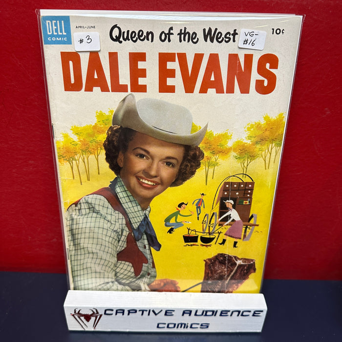 Queen of the West Dale Evans #3 - VG-
