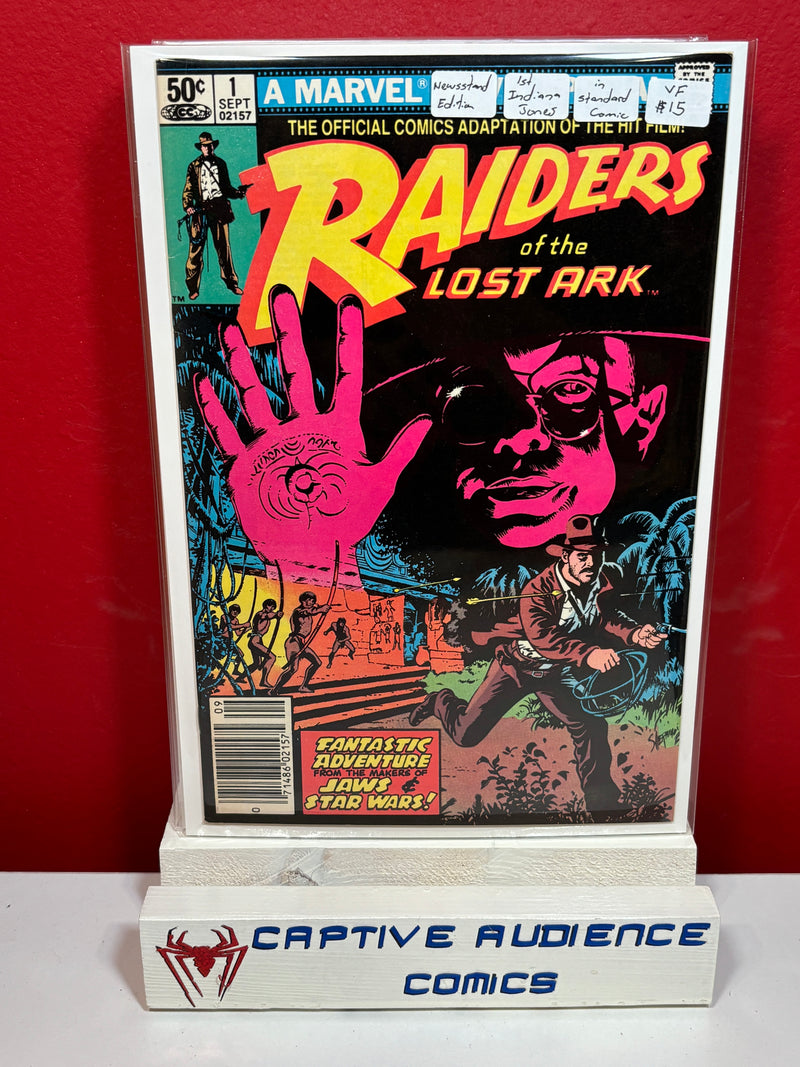 Raiders of the Lost Ark #1 - Newsstand Edition, 1st Indiana Jones in Standard Comics - VF
