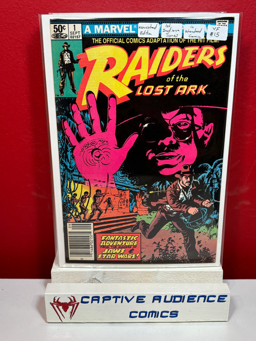Raiders of the Lost Ark #1 - Newsstand Edition, 1st Indiana Jones in Standard Comics - VF