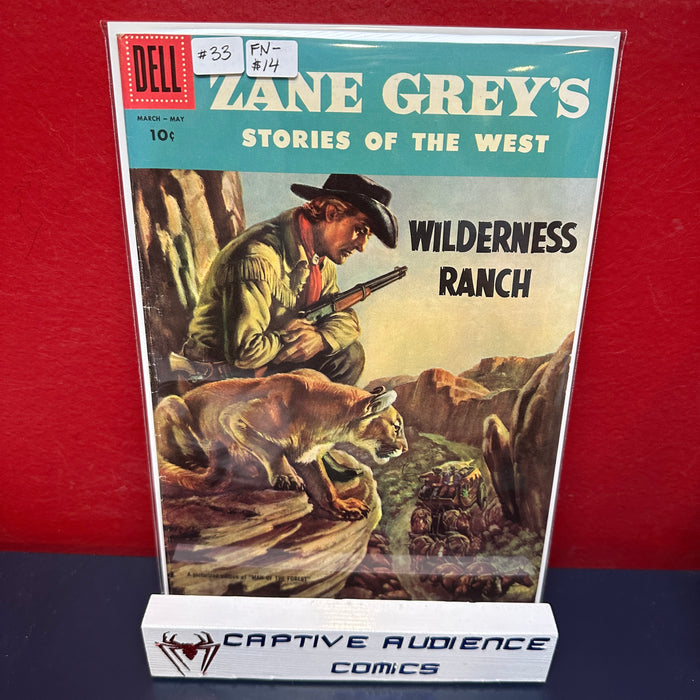 Zane Grey's Stories Of The West #33 - FN-