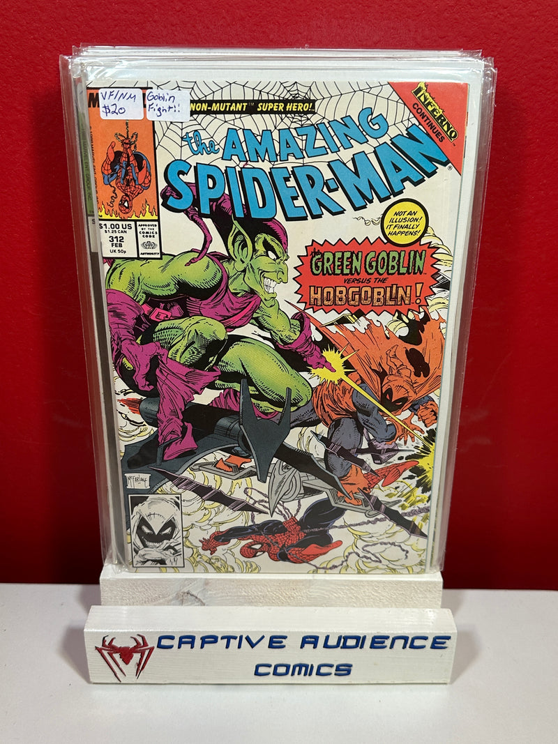 Amazing Spider-Man, The Vol. 1 #312 - Goblin Fight!! - VF/NM