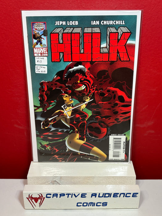 Hulk, Vol. 1 #15 - 1st Cameo Red She-Hulk - VF/NM