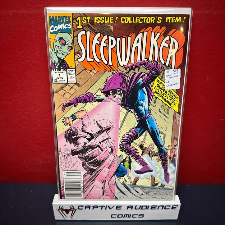 Sleepwalker #1 - Newsstand Variant - 1st Sleepwalker - VF-