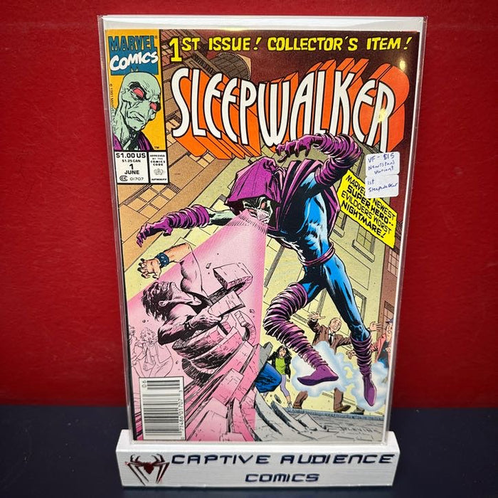 Sleepwalker #1 - Newsstand Variant - 1st Sleepwalker - VF-