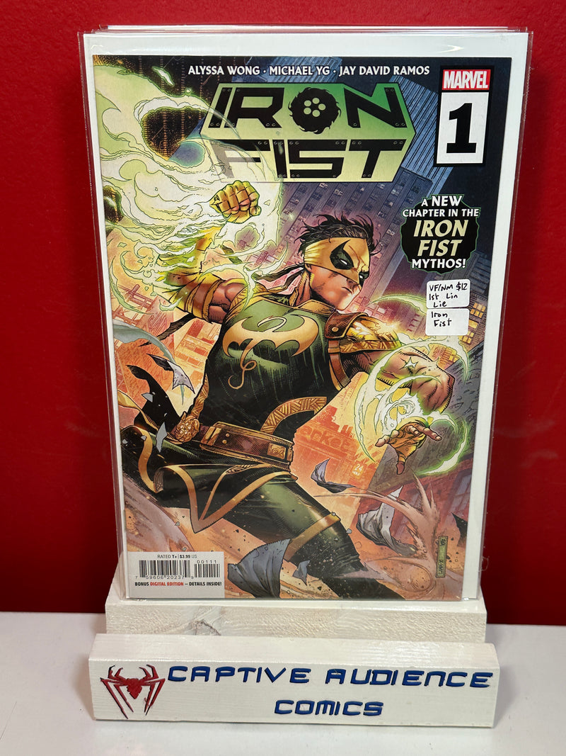 Iron Fist, Vol. 6 #1 - 1st Lin Lie Iron Fist - VF/NM
