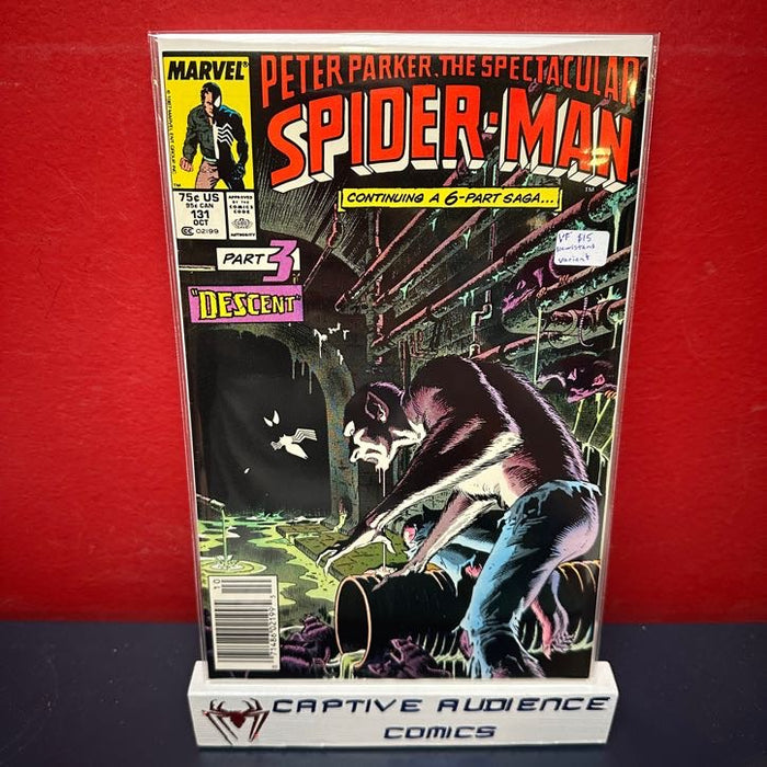 Spectacular Spider-Man, The Vol. 1 #131 - Newsstand Variant - VF