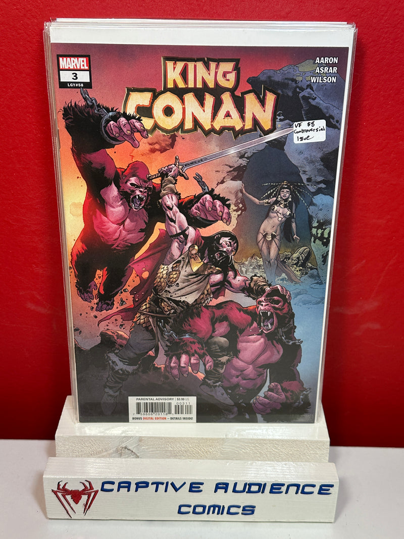 King Conan #3 - Controversial Issue - VF