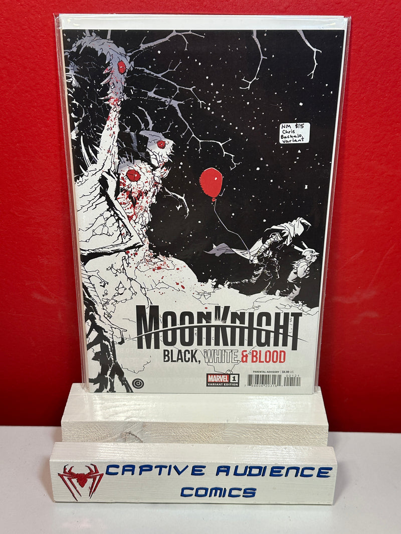 Moon Knight: Black, White & Blood #1 - Chris Bachalo Variant - NM