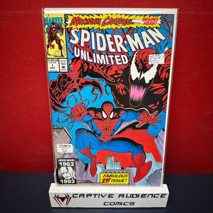 Spider-Man Unlimited, Vol. 1 #1 - 1st Shriek Agayimum Carnage - NM