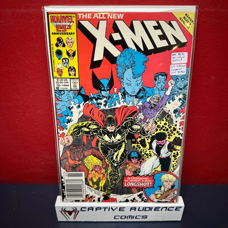 All-New X-Men, Vol. 2 #10 - Newsstand Variant - 1st X-babies Longshot Joins X-men - VF