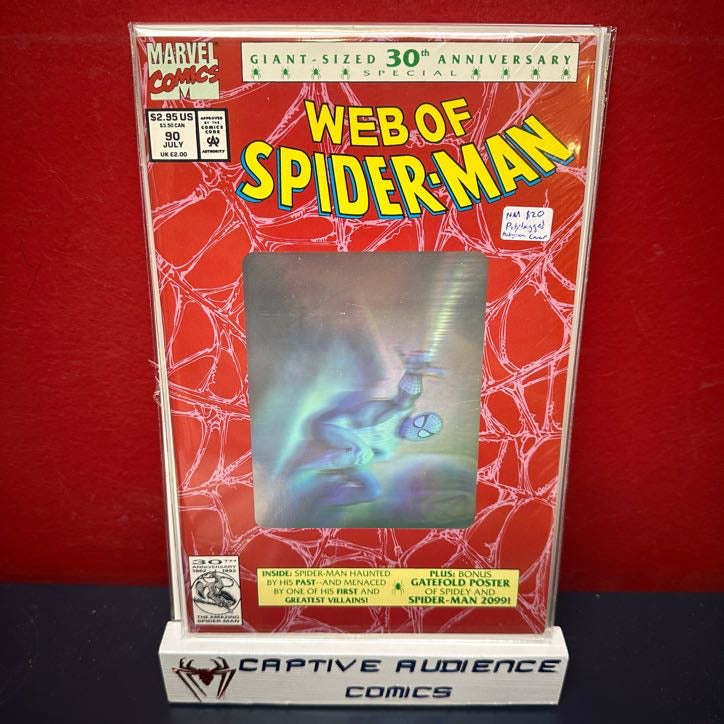 Web of Spider-Man, Vol. 1 #90 - Polybagged Hologram Cover - NM