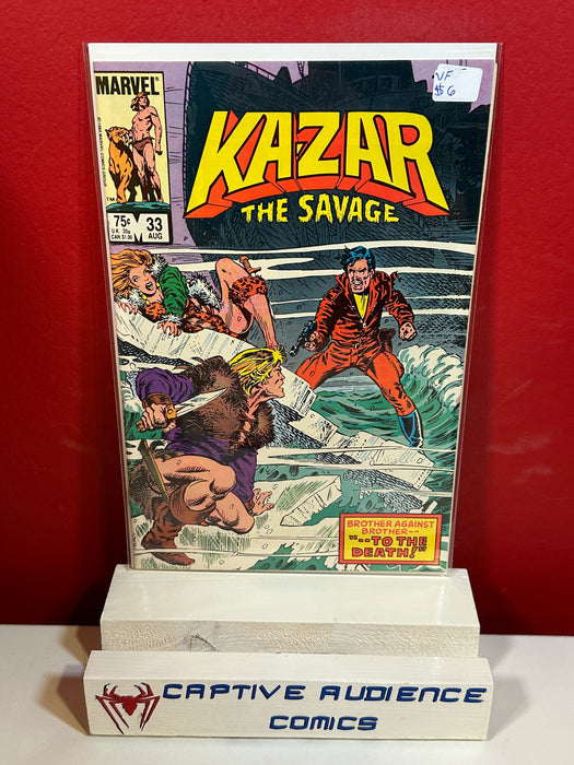 Ka-Zar, Vol. 3 #33 - VF
