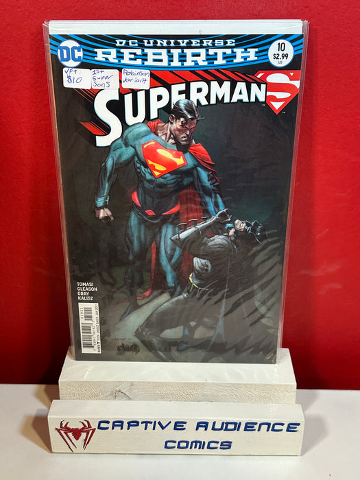 Superman, Vol. 4 #10 - 1st Super Sons - Robinson Variant - VF+