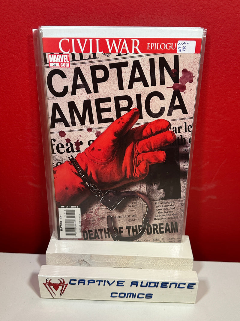 Captain America, Vol. 5 #25 - NM-