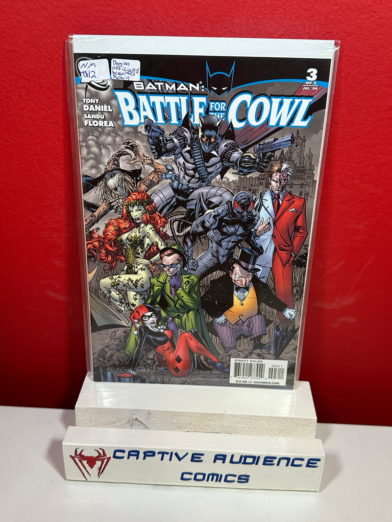 Batman: Battle for the Cowl #3 - Damian Officially becomes Robin - NM