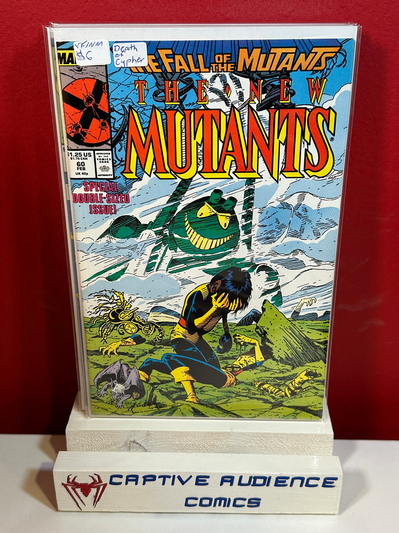 New Mutants, Vol. 1 #60 - Death of Cyber - VF/NM