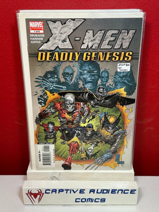 X-Men: Deadly Genesis #1 - 1st Vulcan - VF/NM