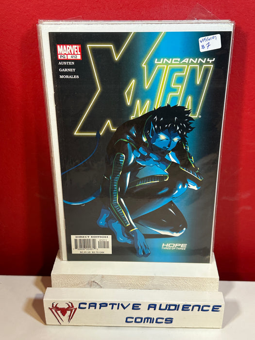 Uncanny X-Men, Vol. 1 #412 - VF/NM