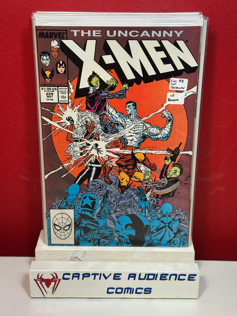 Uncanny X-Men, Vol. 1 #229 - 1st Gateway - 1st Reaves - FN+