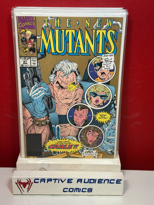 New Mutants, Vol. 1 #87 - Gold Reprint Variant - 1st Full Cable - VF/NM