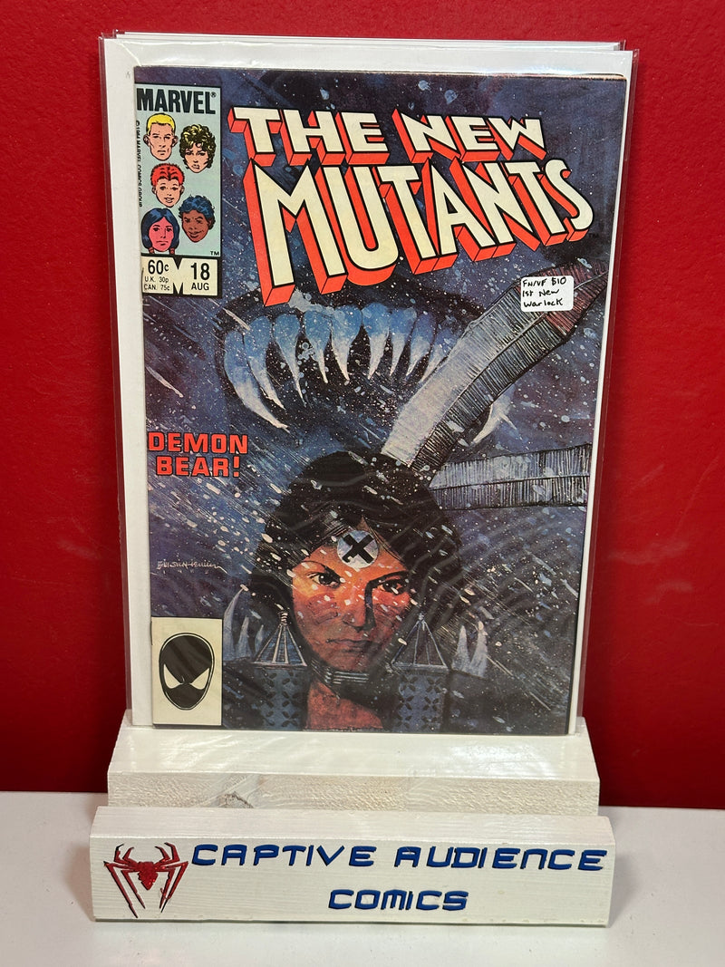 New Mutants, Vol. 1 #18 - 1st New Warlock - FN/VF