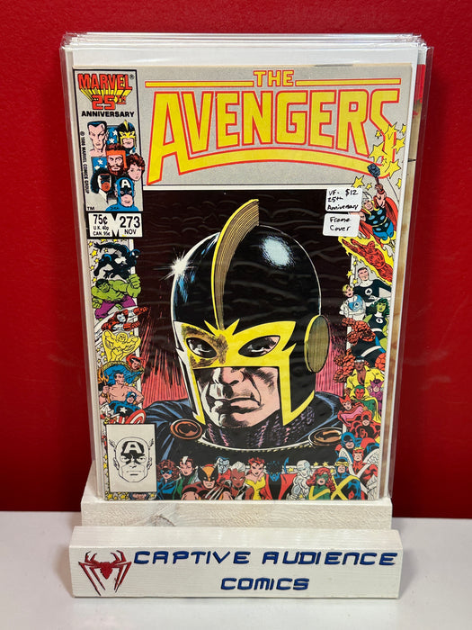 Avengers, The Vol. 1 #273 - 25th Anniversary - Frame Cover - VF-