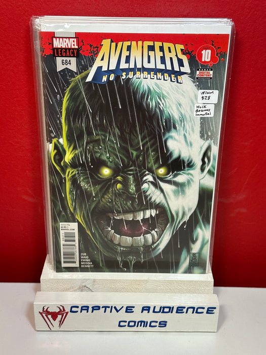 Avengers, Vol. 7 #684 - Hulk Becomes Immortal - VF/NM