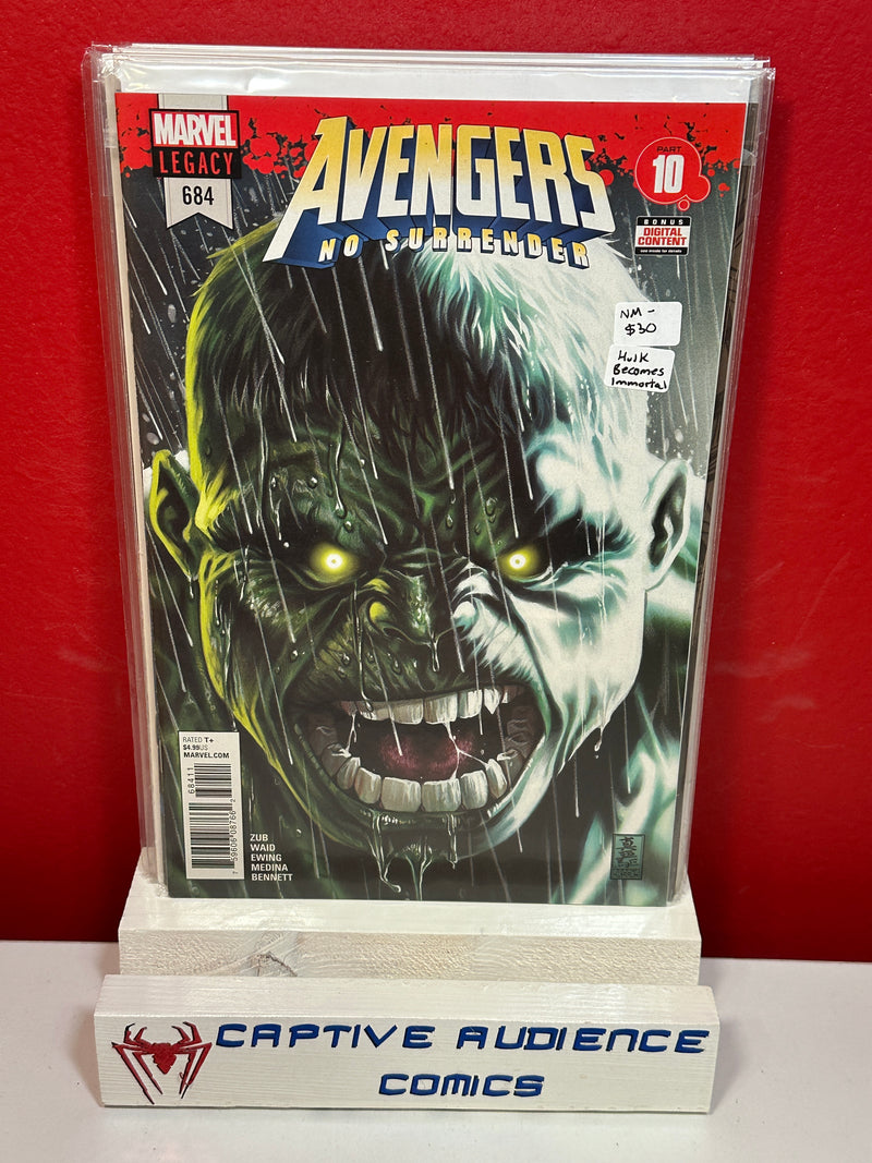 Avengers, Vol. 7 #684 - Hulk Becomes Immortal - NM-