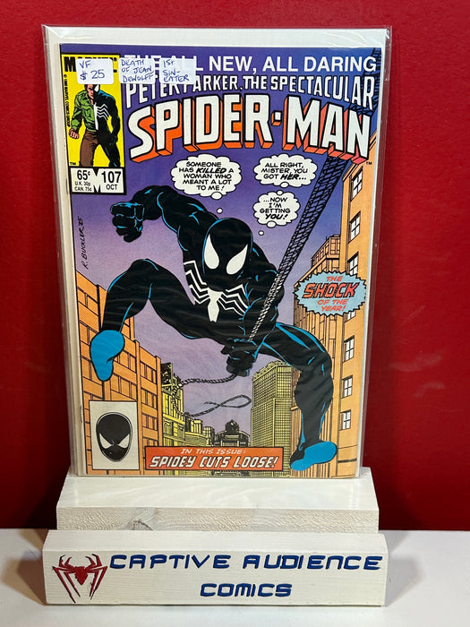 Spectacular Spider-Man, The Vol. 1 #107 - 1st Sin Eater, Death of Jean Dewolff - VF