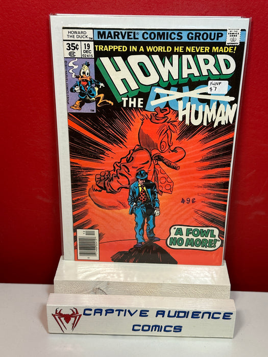 Howard the Duck, Vol. 1 #19 - FN/VF