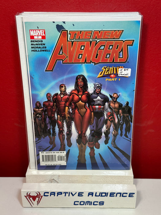 New Avengers, Vol. 1 #7 - 1st Illuminati - VF