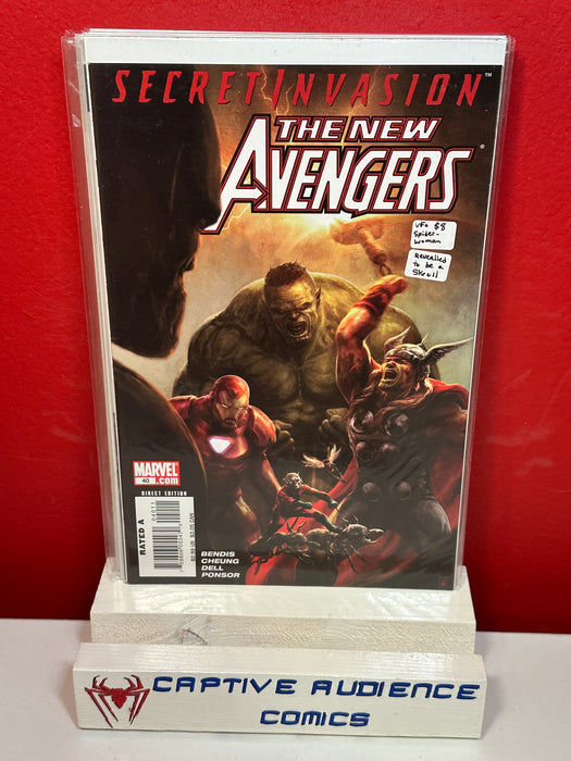 New Avengers, Vol. 1 #40 - Spider-Woman Revealed to be a Skrull - VF+